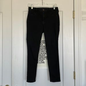 Black Hollister High-Rise Jean Leggings Advance Stretch Size 7S W28 L26